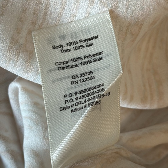 Wilfred Textured Cream Tank Top Camisole Medium - Picture 5 of 6